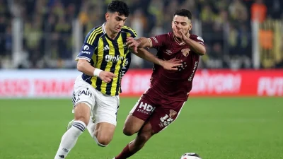 Süper Lig'in 19. hafta mücadelesinde Fenerbahçe, sahasında Göztepe ile 1-1
