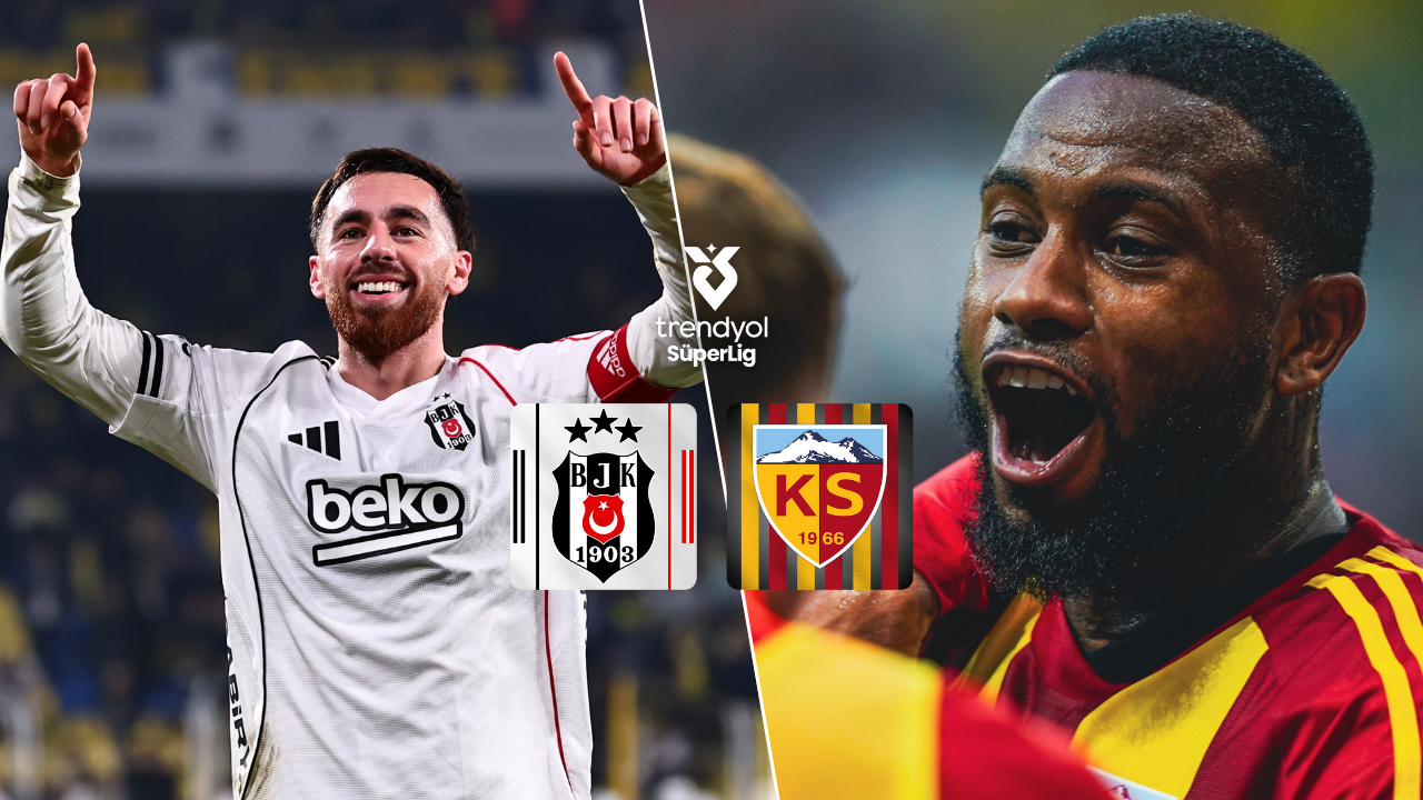 Trendyol Süper Lig’in 18. haftasında Beşiktaş, sahasında Zecorner Kayserispor’u konuk