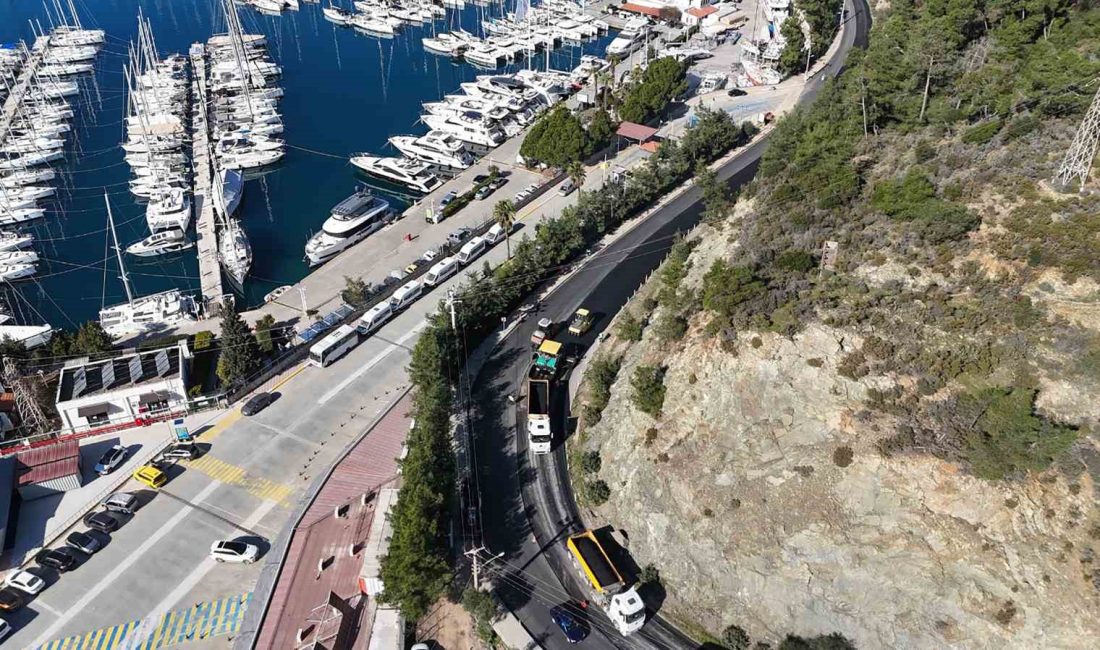 Marmaris Adaköy Yolu yaklaşık 8 milyon TL’lik yatırımla, modern ve