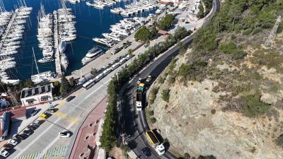 Marmaris Adaköy Yolu yaklaşık 8 milyon TL’lik yatırımla, modern ve