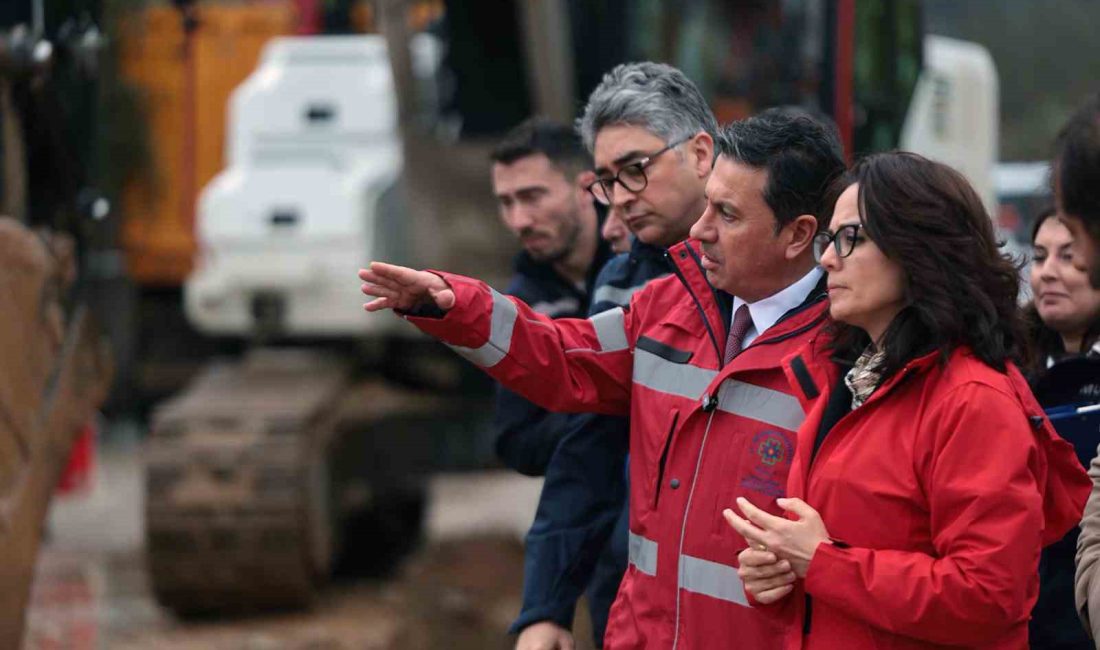 Çalışmaları yerinde inceleyen Başkan Ahmet Aras, hedeflerinin güvenli ve yaşanabilir