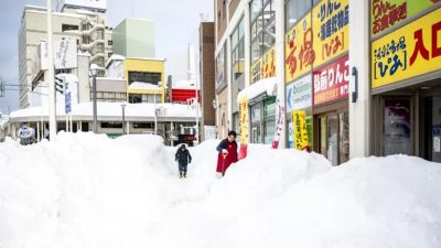 Japonya’da 20 Ocak’tan bu yana etkili olan yoğun kar yağışı