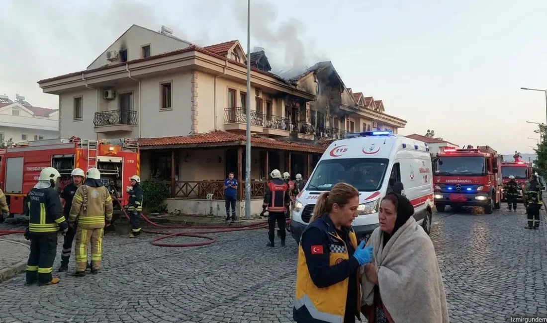 İzmir’in Seferihisar ilçesinde Sevgililer Günü tatili için otele giden çiftin