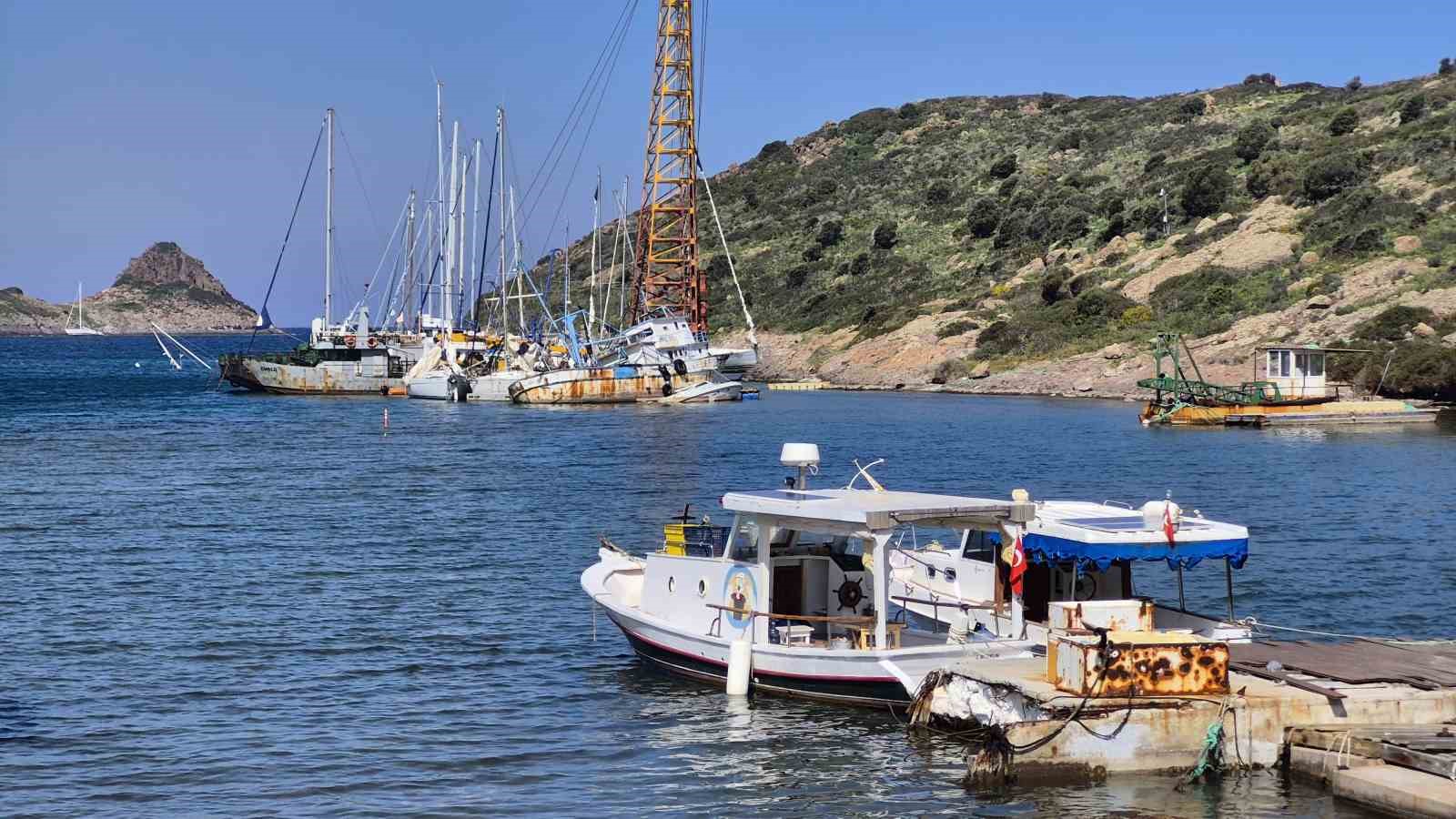 Muğla’nın Bodrum ilçesinde, kesin korunacak hassas alan statüsündeki Küdür Yarımadası’nda