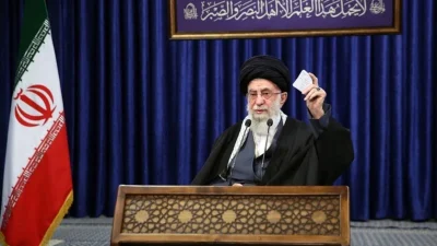 İran Devlet Televizyonu, ülkenin dini lideri Ali Hamaney’in ABD ve