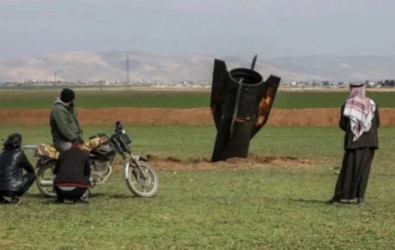 İran’dan ateşlendiği iddia edilen bir balistik mühimmatın NATO unsurlarınca havada