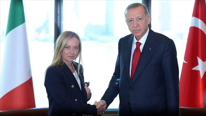 Cumhurbaşkanı Recep Tayyip Erdoğan, İtalya Başbakanı Giorgia Meloni ile yaptığı
