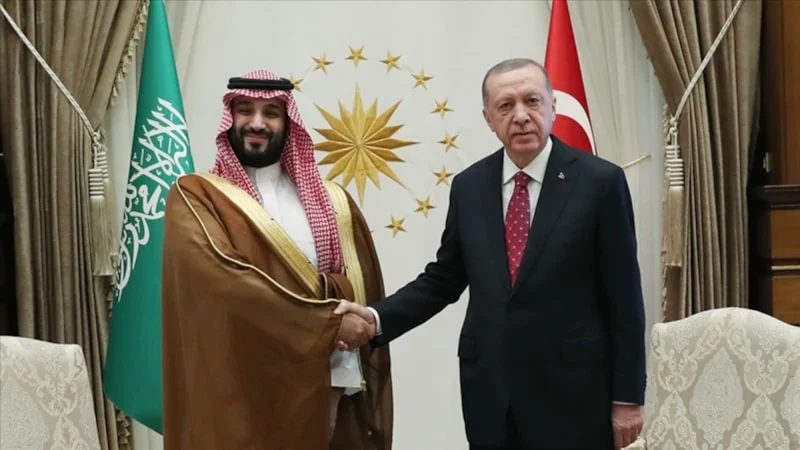 Cumhurbaşkanı Recep Tayyip Erdoğan, Suudi Arabistan Veliaht Prensi Muhammed bin